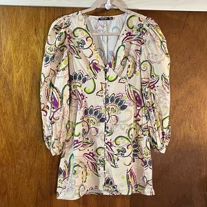 NASTY GAL Floral Mini Dress Sz 4